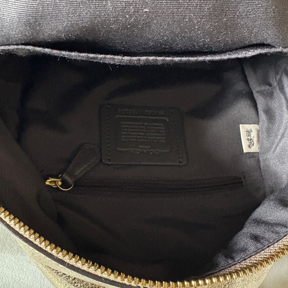 Coach Gold Backpack - Picture 3 of 7